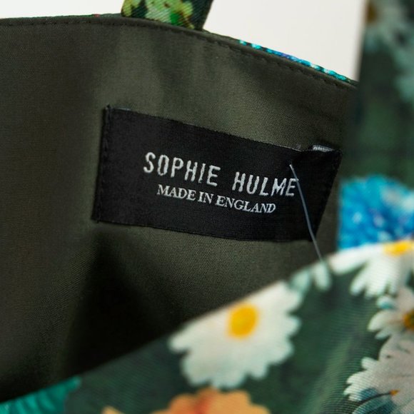 Sophie Hulme SS/13 Green Silk Floral Bustier - Picture 6 of 6
